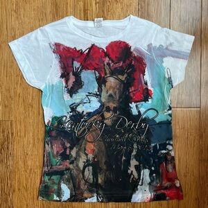 Kentucky Derby 2012 Graphic Short Sleeve T-Shirt Size Small. 1252